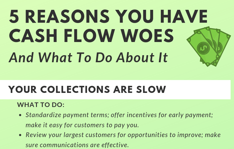 INFO 5 Reasons You Have Cash Flow Woes HEADER
